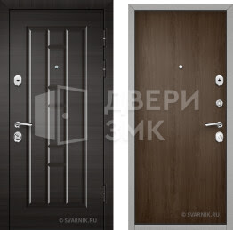 Дверь металлическая с монитором в коттедж ВД-14607