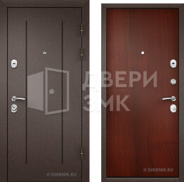 Дверь металлическая правая в коттедж ВД-7092
