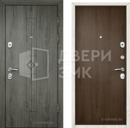 Дверь металлическая трехконтурная в дом ВД-10178