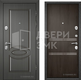 Дверь металлическая правая в дом ВД-6948