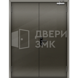 Двупольная глухая противопожарная дверь 2 типа без порога ДП-18908