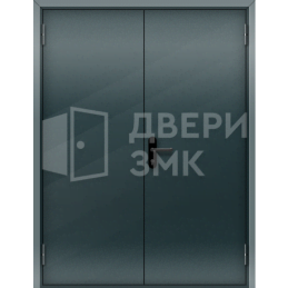 Двупольная глухая противопожарная дверь 2 типа шумоизоляционная ДП-18906