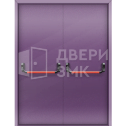Двупольная глухая противопожарная дверь 3 типа со скрытыми петлями ДП-18919