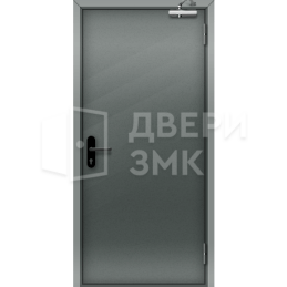 Однопольная глухая противопожарная дверь EI-30 герметичная ДП-18355