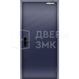 Однопольная глухая противопожарная дверь EI-45 утепленная ДП-18365