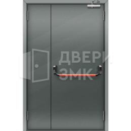 Полуторная глухая противопожарная дверь EI-60 герметичная ДП-18625