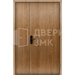 Полуторная глухая противопожарная дверь EIS с отделкой мдф ДП-18632