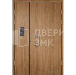 Дверь с домофоном и отделкой МДФ МДФ 10м ДВП-15384