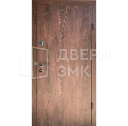 Дверь входная одностворчатая элитная для загородного дома на заказ ВД-13241