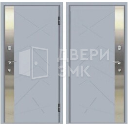 Дверь металлическая однопольная с двумя замками уличная на заказ ВД-13838