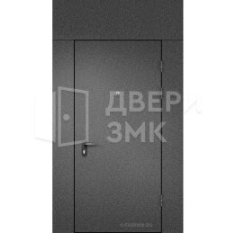 Дверь высокая с перегородкой и напылением ТД-16296