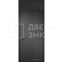 Дверь в тамбур дома глухая с фрамугой ТД-16299