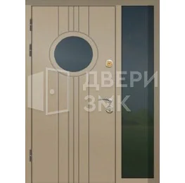 Металлическая дверь с окошком класса в квартиру ВД-14006