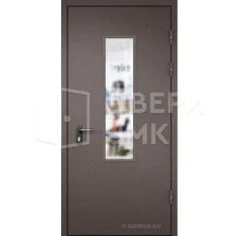 Дверь порошковая с элементами ковки ТД-16336